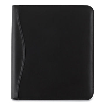 AT-A-GLANCE® Black Leather Planner-organizer Starter Set, 11 X 8.5, Black Cover, 12-month (jan To Dec): Undated freeshipping - TVN Wholesale